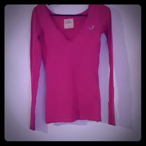 Hollister Women's XS Pink Shirt